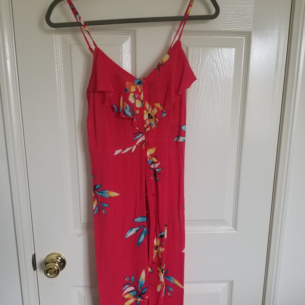 Express floral maxi dress